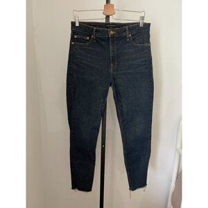 EUC Lucky Brand High Rise Skinny Bridgette Jeans Ankle Length Size 12/31 Dark Wa